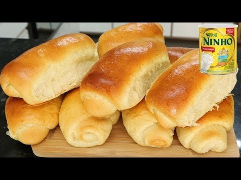 PÃO CASEIRINHO DE LEITE NINHO I O MELHOR PÃO QUE JÁ FIZ NO CANAL