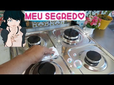 [MEU SEGREDO]COMO LIMPAR FOGÃO DE FORMA FÁCIL E RÁPIDA+DESENGORDURANTE CASEIRO