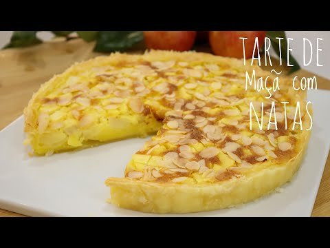 Receita de Tarte de Maçã com Natas | Fácil e Irresistível!