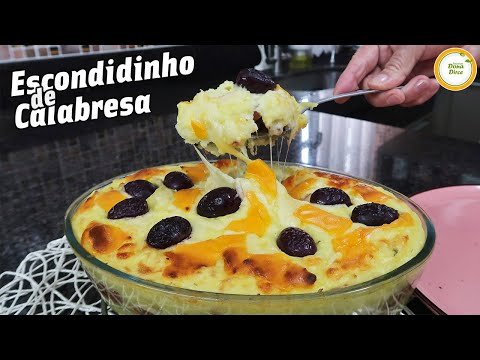 FAZENDO ESCONDIDINHO DE CALABRESA FÁCIL E MUITO GOSTOSO | ESCONDIDINHO CREMOSO DE CALABRESA #907