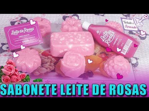 PELE MACIA E PERFEITA COM SABONETE LEITE DE ROSAS HIDRATANTE