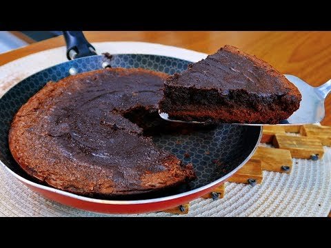 BROWNIE DE CHOCOLATE NA FRIGIDEIRA EM 15 MINUTOS | SUPER FÁCIL E RÁPIDO