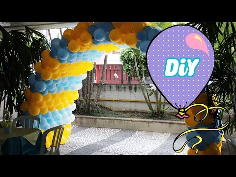 Como Fazer Tunel de Balões - Arco de Bexigas