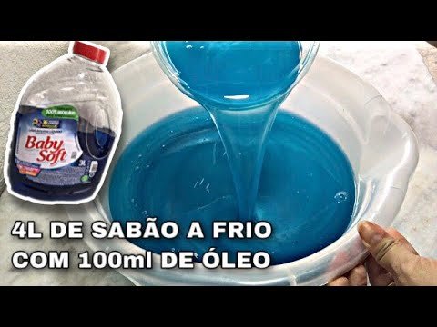 AGORA SÓ FAÇO SABÃO ASSIM FICA IGUAL DE MERCADO Á FRIO C/poucos ingredientes 4L PH regulado