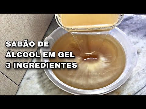 💰COMO FAZER SABÃO DE ÁLCOOL EM GEL COM 3 INGREDIENTES PARA LIMPEZA PESADA-resultado incrível