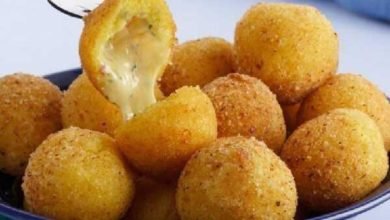 Bolinha de Mandioquinha com Queijo