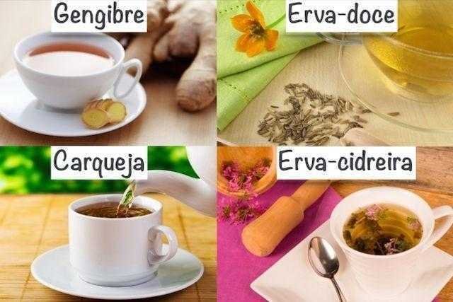 Melhores chás para combater gases intestinais