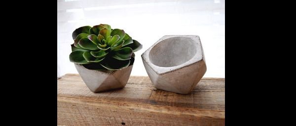 vaso de concreto geometrico vaso de concreto geometrico