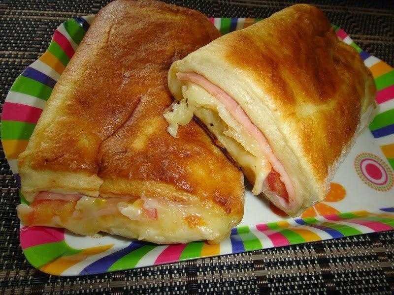 Como fazer Pãozinho Enrolado com Presunto e Queijo