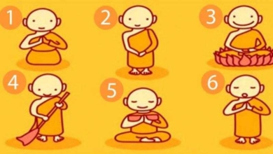 Escolha um monge budista e revele uma mensagem poderosa