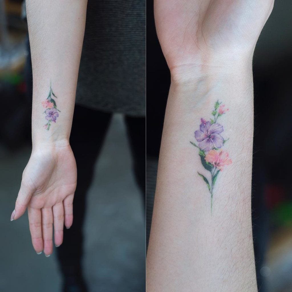 100 tatuagem de flores para você se inspirar a fazer