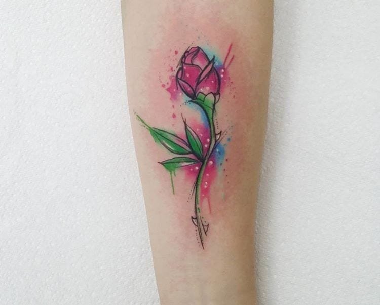 100 tatuagem de flores para você se inspirar a fazer
