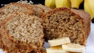 Bolo de banana com canela fácil