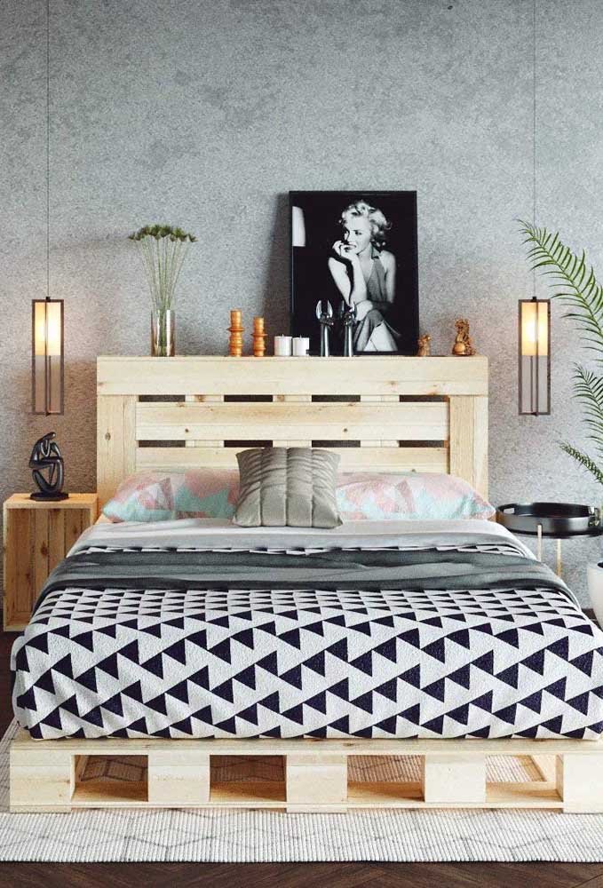 Se você deseja uma estética clean aposte em pallets feitos com madeiras claras, como eucalipto e pinus