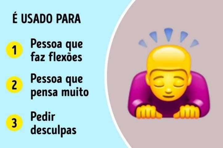 15 Emojis em que o significado nao e o que