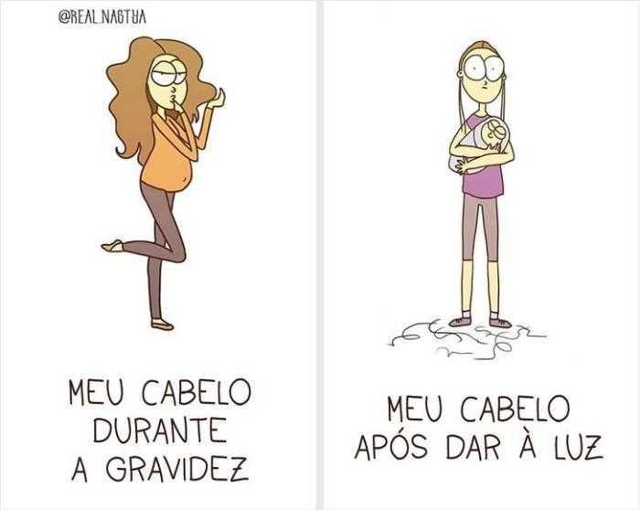 17 quadrinhos bem humorados e sinceros sobre os desafios da maternidade