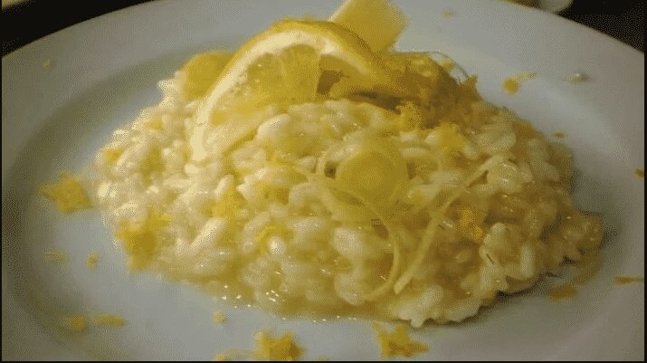 risoto de limão