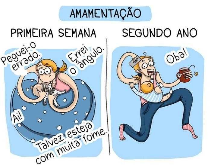 15 tirinhas que com humor mostram a realidade da maternidade