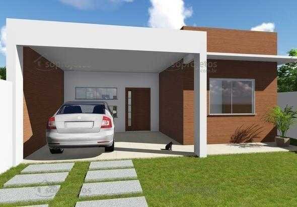 Modelo de casa pequena