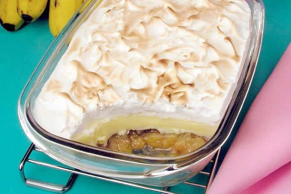 Torta de banana com suspiro – Natureza e sua Saúde