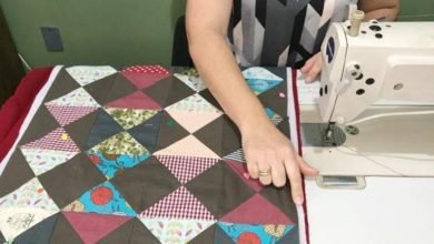 Conjunto Cozinha Patchwork com Retalhos