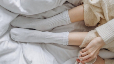 Benefícios de dormir com meias