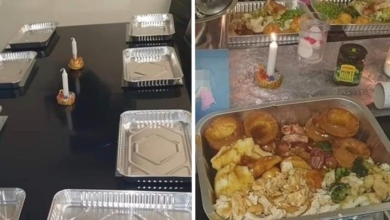 “Preguiçoso”: Pai é criticado por colocar pratos descartáveis ​​na ceia de Natal. Não queria trabalhar