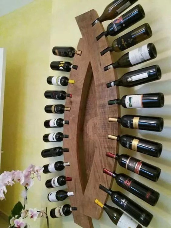 Idéias DIY para prateleiras de vinhos que você mesmo pode fazer