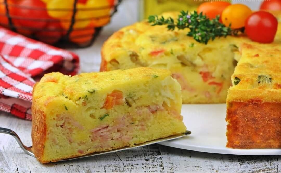 Torta salgada de liquidificador bem caprichada e diferente todo mundo aqui em casa adora