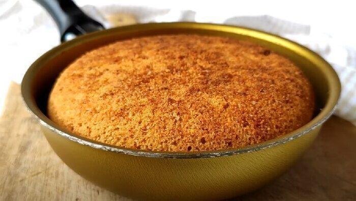 torta de fubá na frigideira fácil