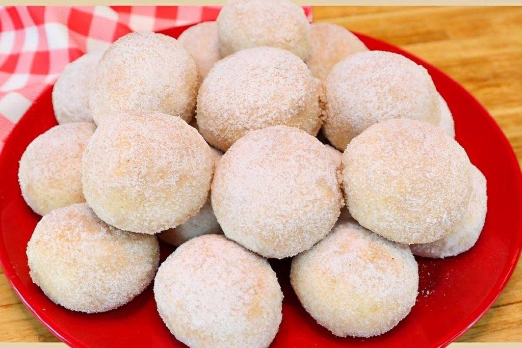 Bolinho de chuva assado no forno sem gordura