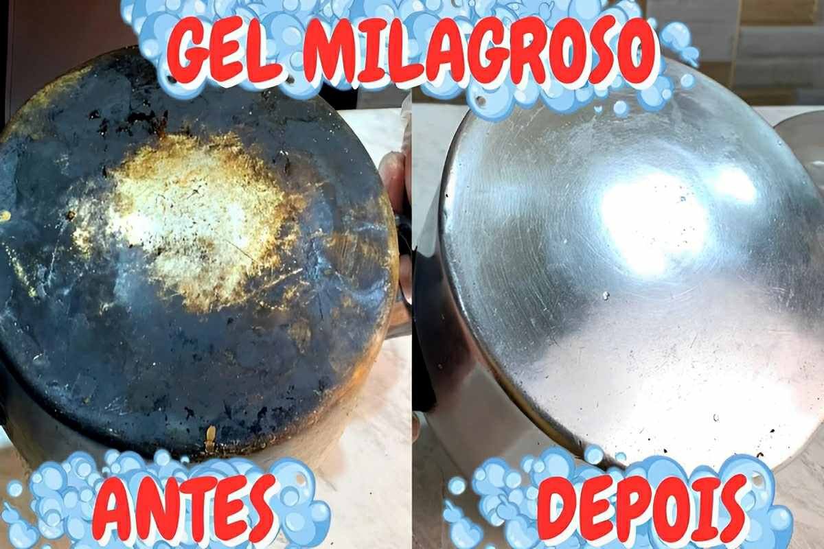 Como limpar panelas com manchas de queimado sem fazer esforço