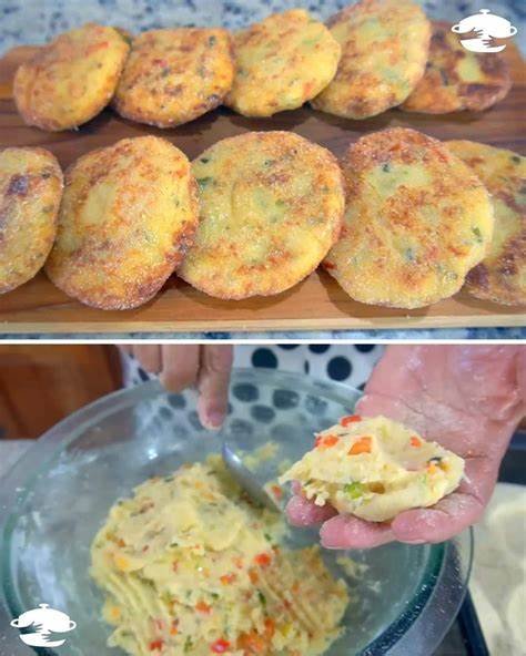 croquete de batata com queijo que derrete na boca