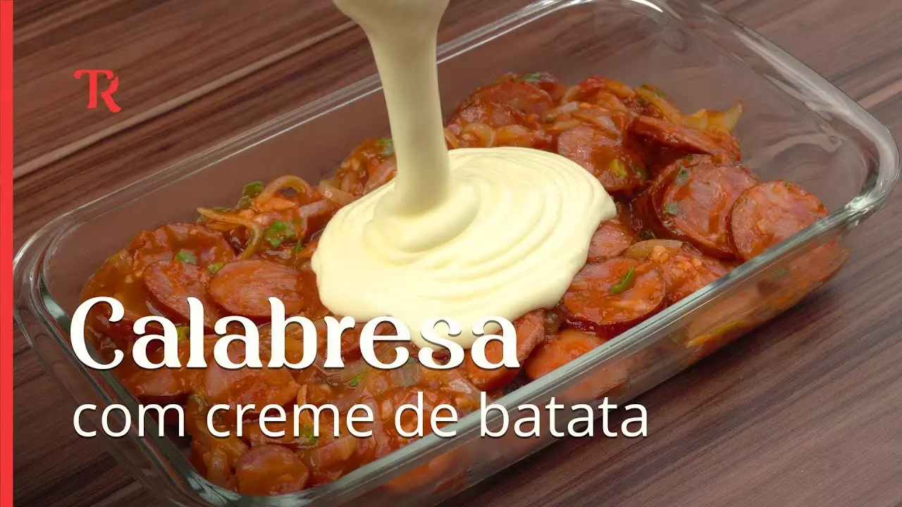 Calabresa com creme de batata uma receita deliciosa e econfortante - Receita Viralizada