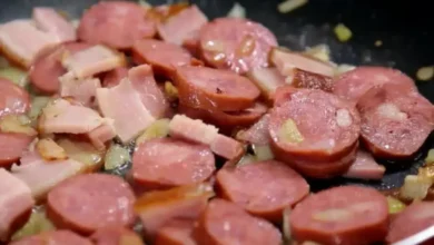 Linguiça calabresa com bacon