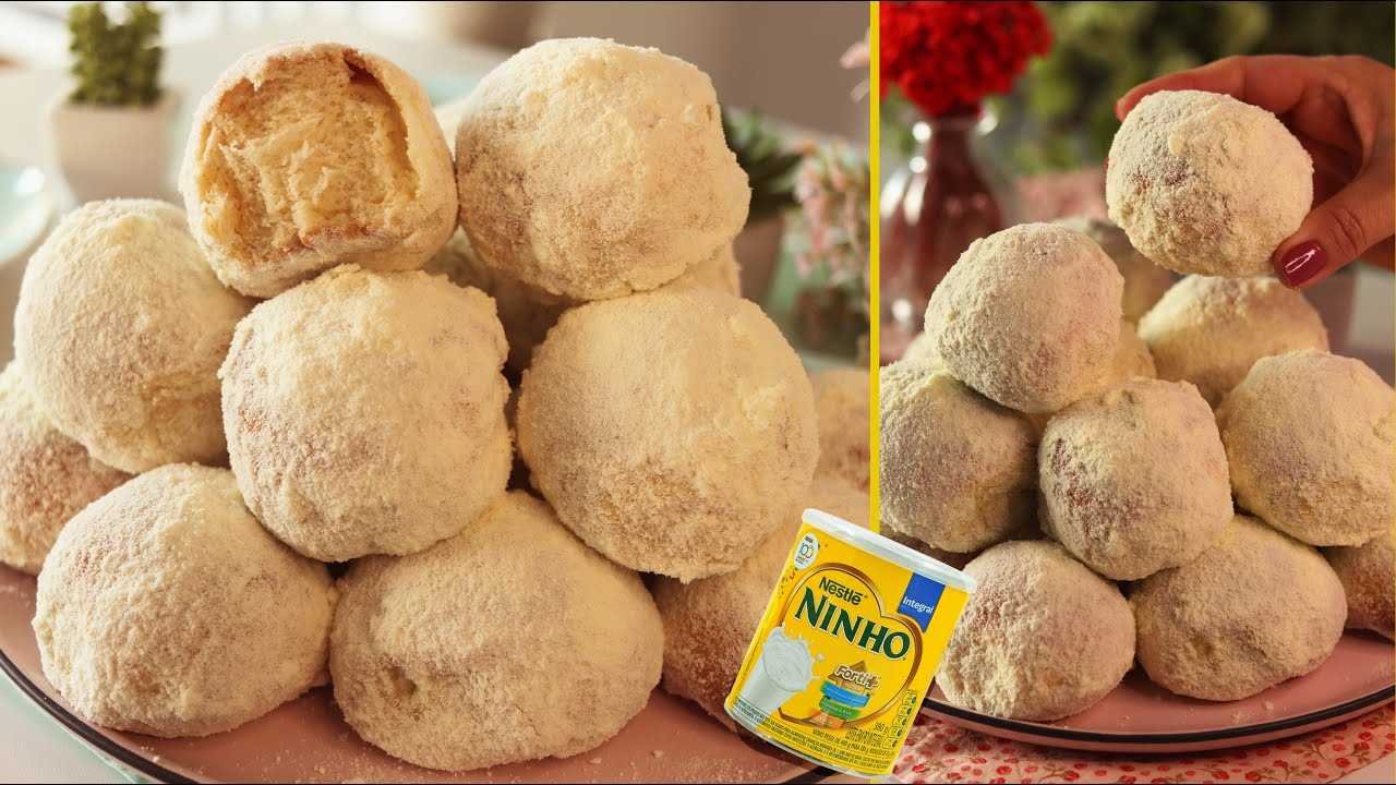 Pão nuvem de leite ninho fofinho e fácil de fazer