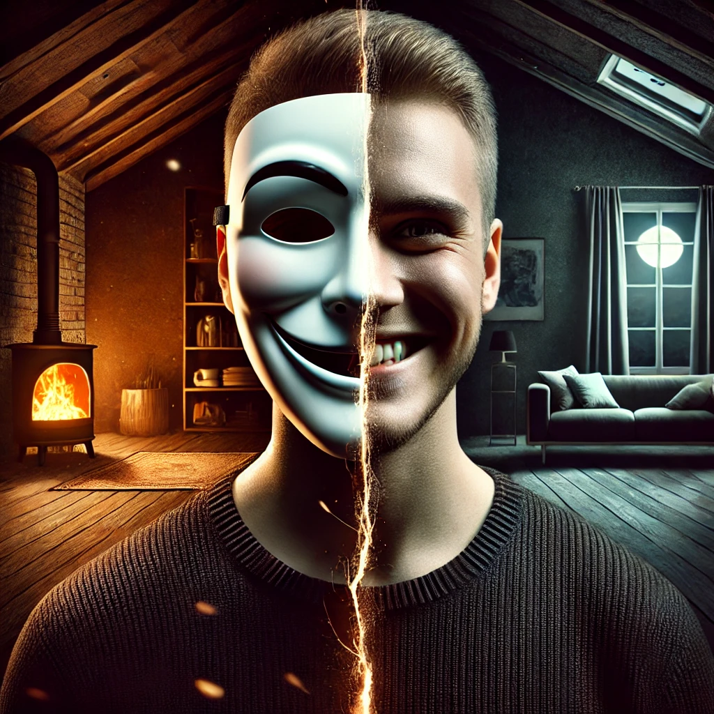 10 sinais comuns que voce esta vivendo com um psicopata.13 A dark emotional scene representing the c