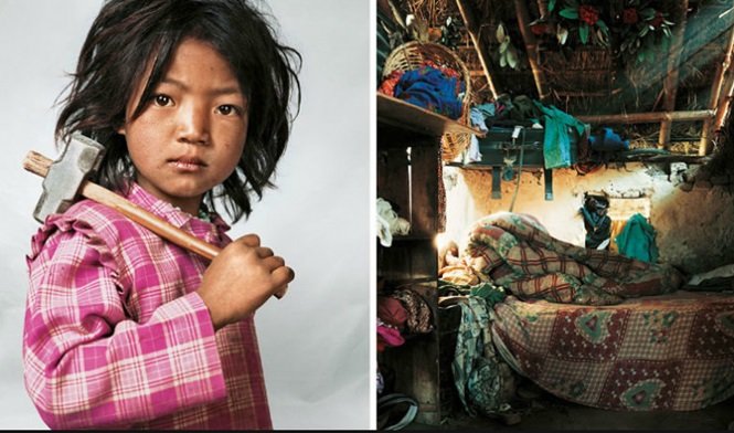 15 fotos impactantes mostrando as condicoes em que criancas dormem