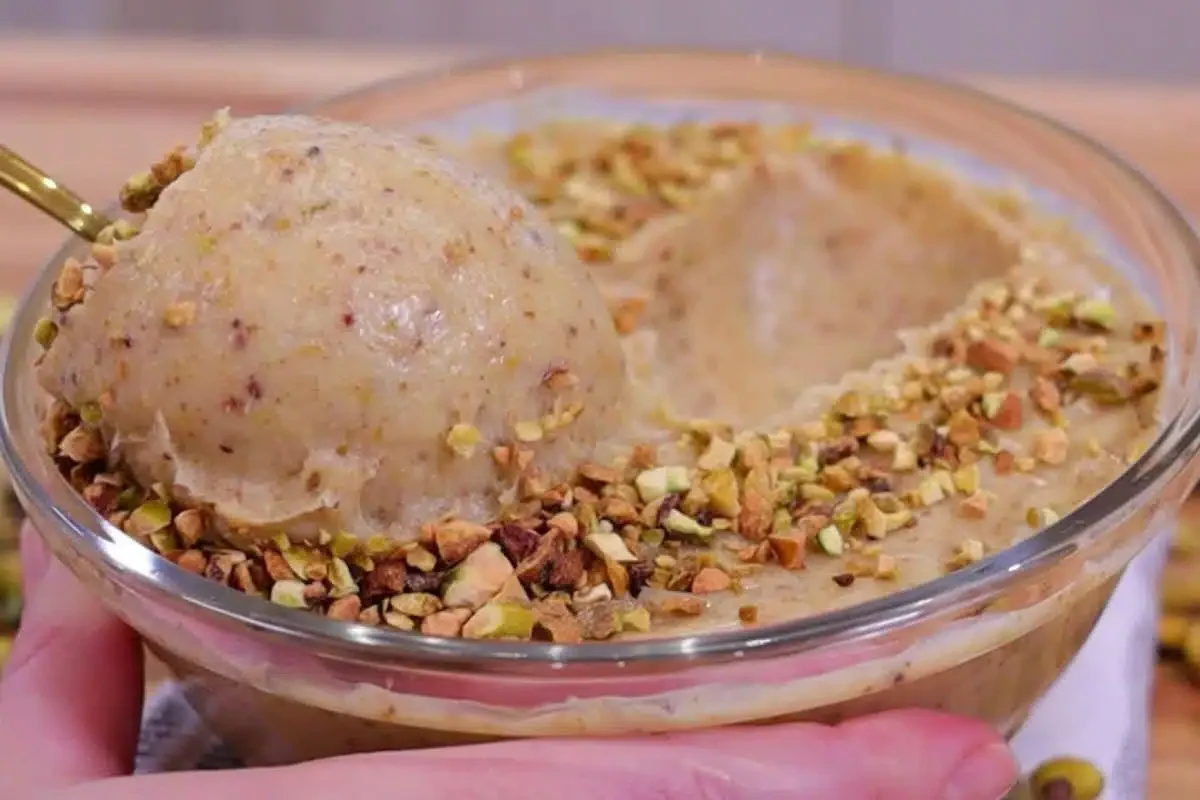 Recheio trufado de pistache para bolos e sobremesas