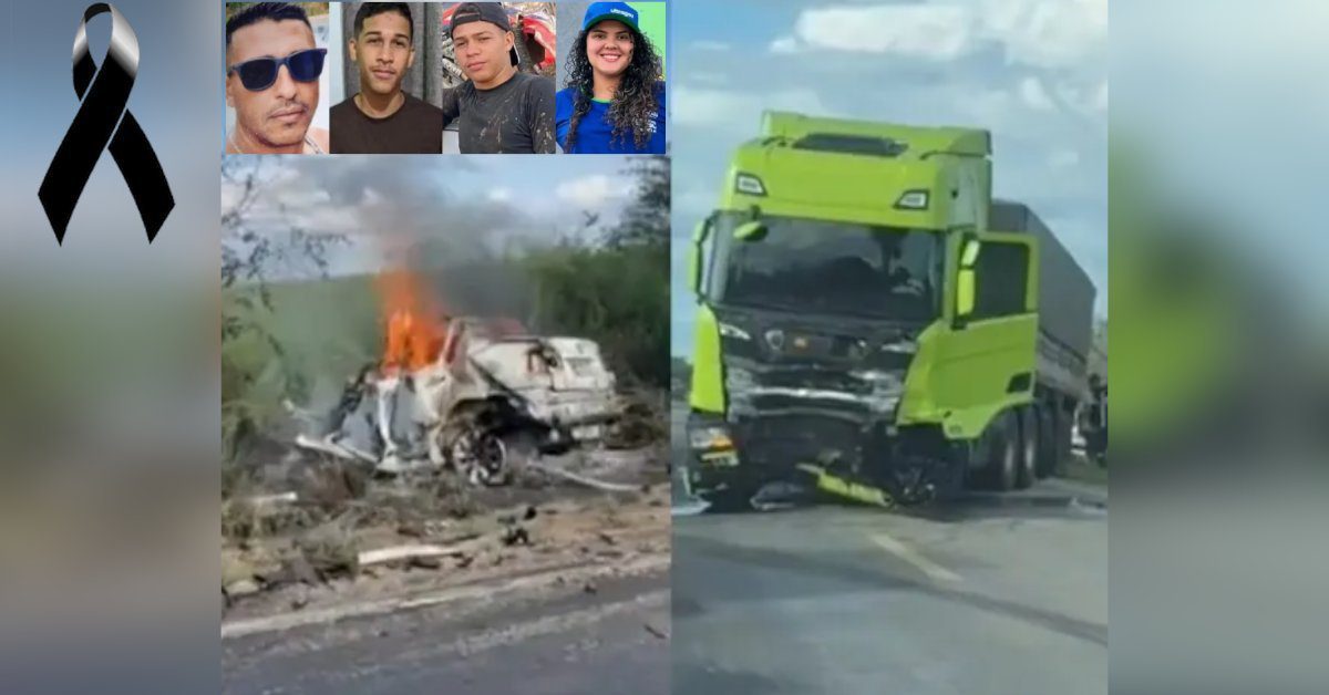 Identificados os quatro jovens que perderam a vida em colisão na BR-135