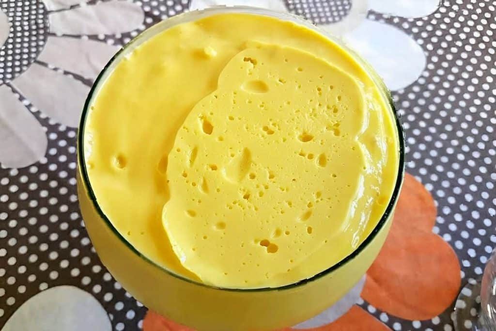 Mousse de Manga com a fruta: Sobremesa saudável e deliciosa!