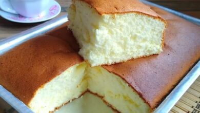 bolo algodão de leite condensado