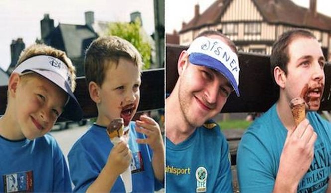 1749178809 23 20 recriacoes de fotos de familia que sao incrivelmente divertidas Foto: Smosh