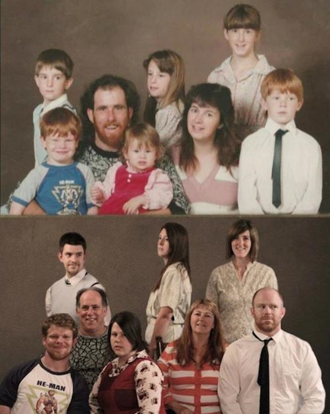 1749178809 536 20 recriacoes de fotos de familia que sao incrivelmente divertidas Foto: Smosh