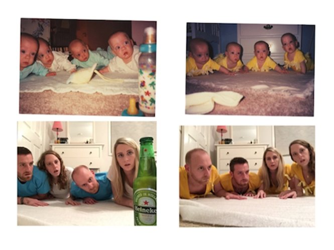 1749178809 61 20 recriacoes de fotos de familia que sao incrivelmente divertidas Foto: Smosh
