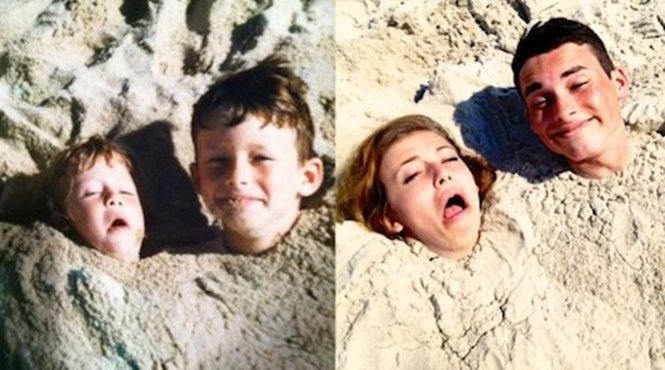 1749178809 823 20 recriacoes de fotos de familia que sao incrivelmente divertidas Foto: Smosh