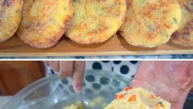 croquete de batata com queijo que derrete na boca