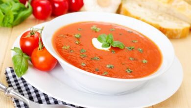 Receita de sopa de tomate. Foto: Divulgação/ Ekma