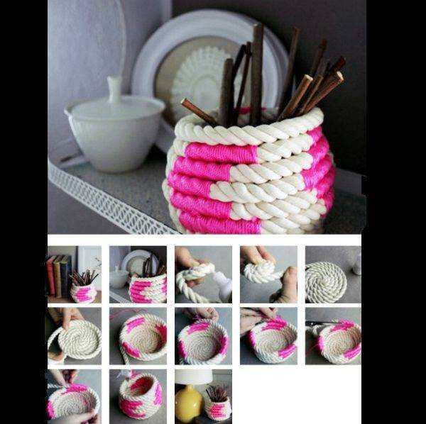 23 Ideias de Artesanato Feito com Corda