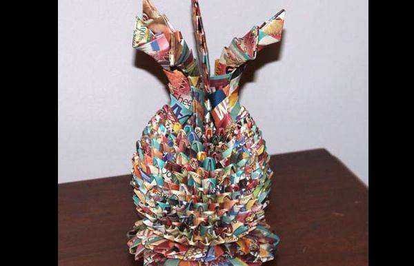 1749215110 156 28 Ideias de Artesanato com Folhas de Revista 28 Ideias de Artesanato com Folhas de Revista